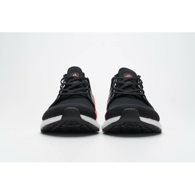 Adidas Ultra Boost 20 Core Black Signal Coral EG0756 02