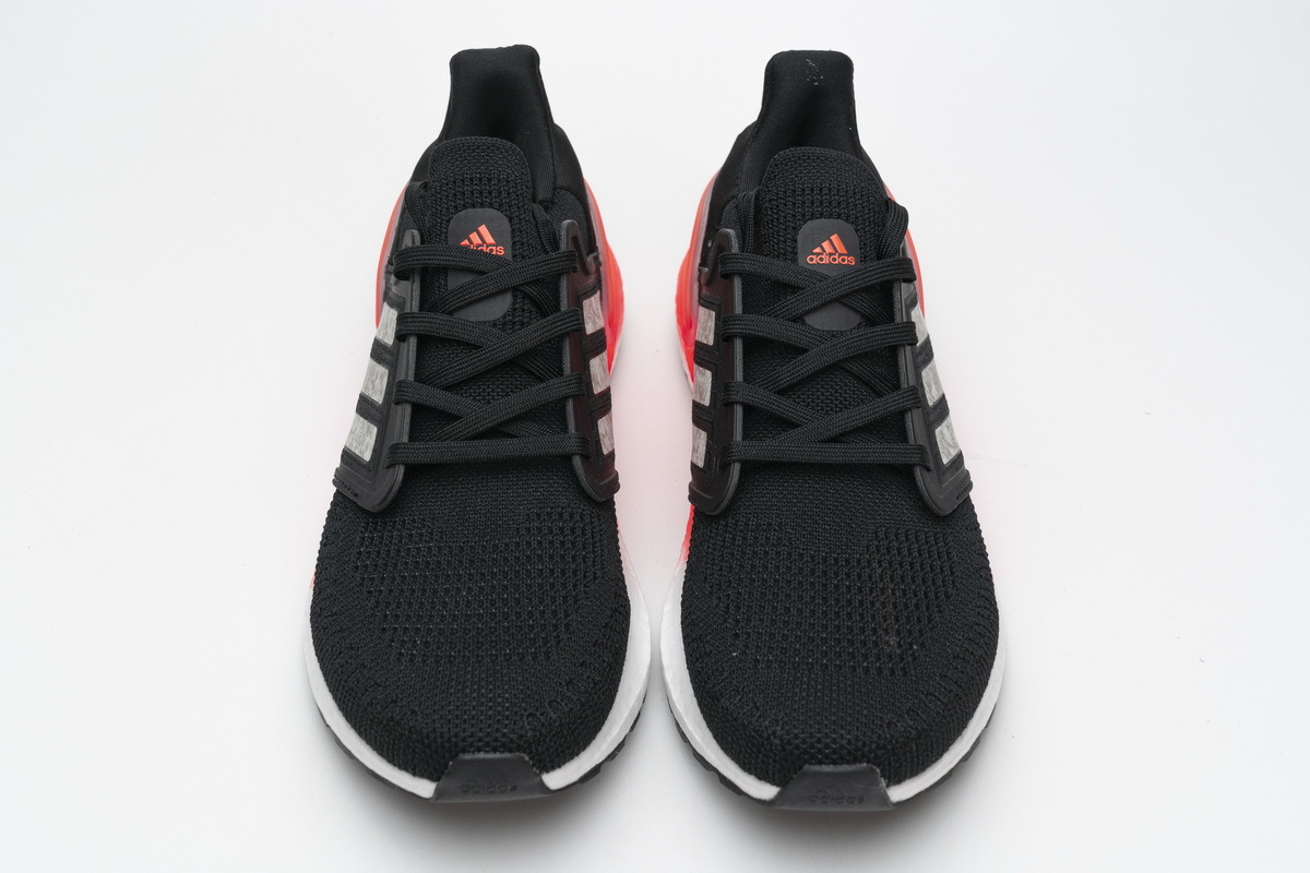 Adidas Ultra Boost 20 Core Black Signal Coral EG0756