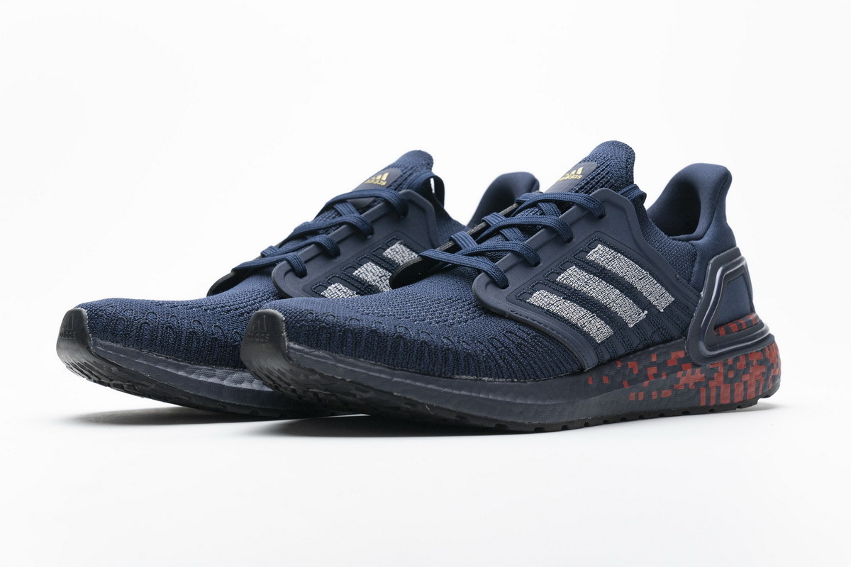Adidas Ultra BOOST 20 Dark Blue Red FY3451