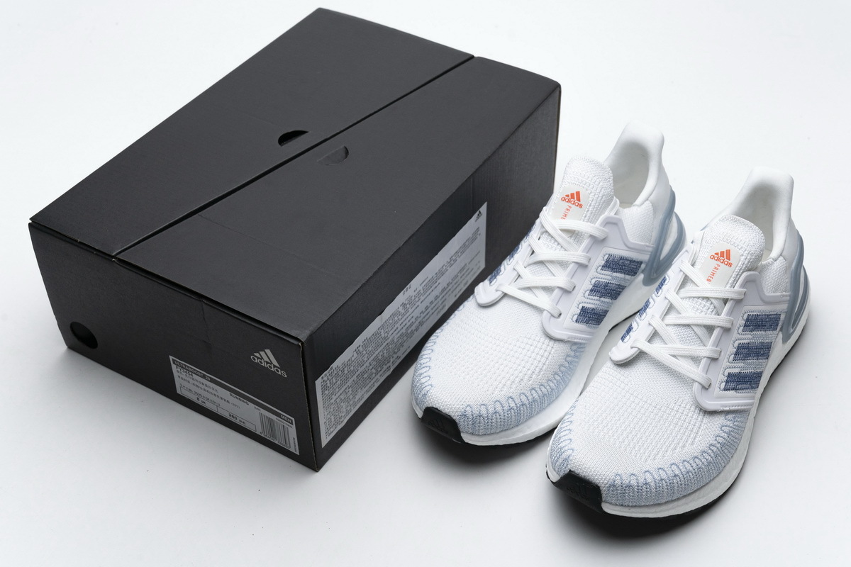 Adidas Ultra BOOST 20 White Light Blue FY3454