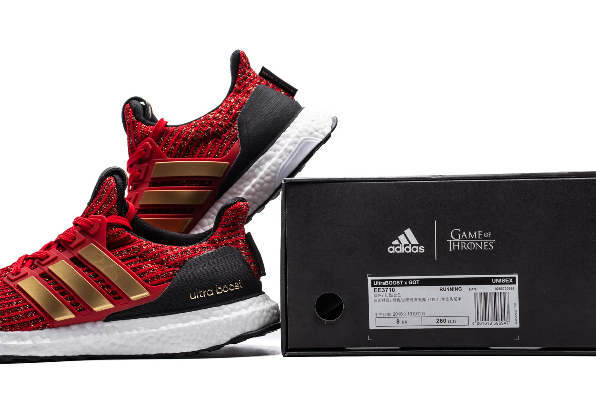 Adidas Ultra Boost 4.0 Game of Thrones House Lannister (W) EE3710
