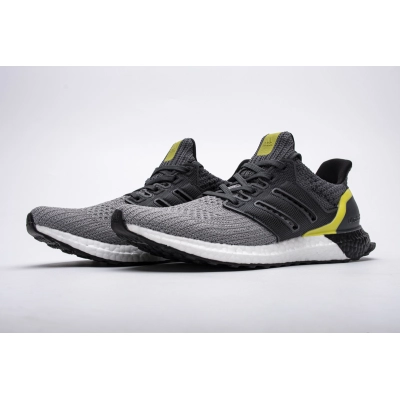 Adidas Ultra Boost 4.0 Grey Black Yellow G54003 01
