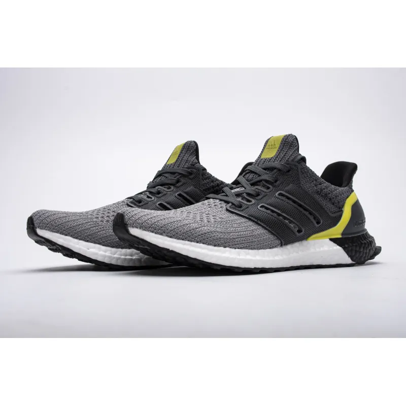 Adidas Ultra Boost 4.0 Grey Black Yellow G54003