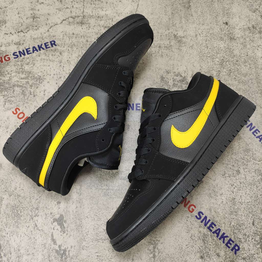 Air Jordan 1 Low Black Gold 553558-071