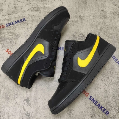 Air Jordan 1 Low Black Gold 553558-071 01
