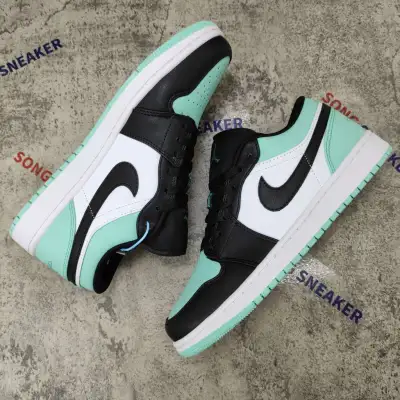 Air Jordan 1 Low Emerald Toe 553558-117 01