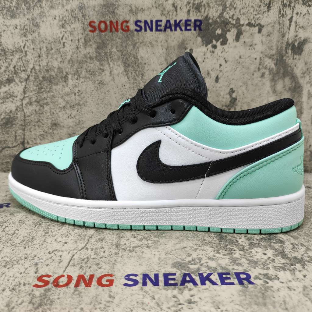 Air Jordan 1 Low Emerald Toe 553558-117