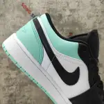 Air Jordan 1 Low Emerald Toe 553558-117