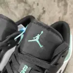 Air Jordan 1 Low Emerald Toe 553558-117