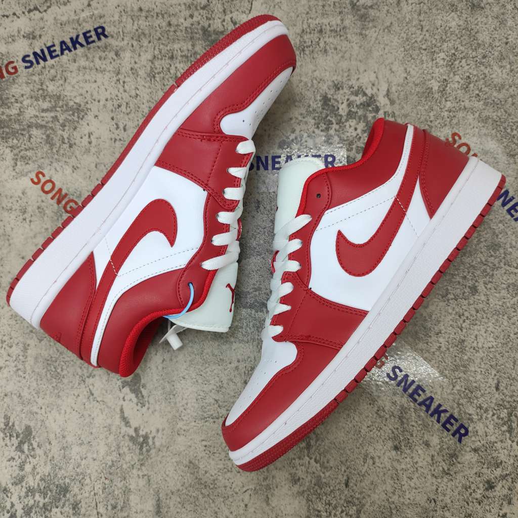 Air Jordan 1 Low Gym Red White 553558-611