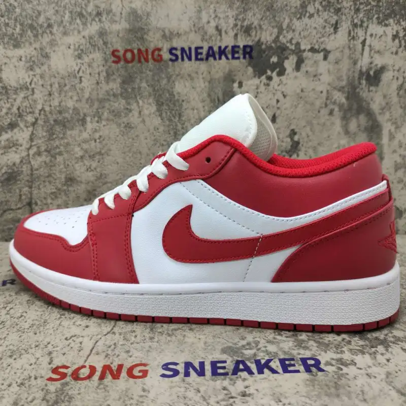 Air Jordan 1 Low Gym Red White 553558-611