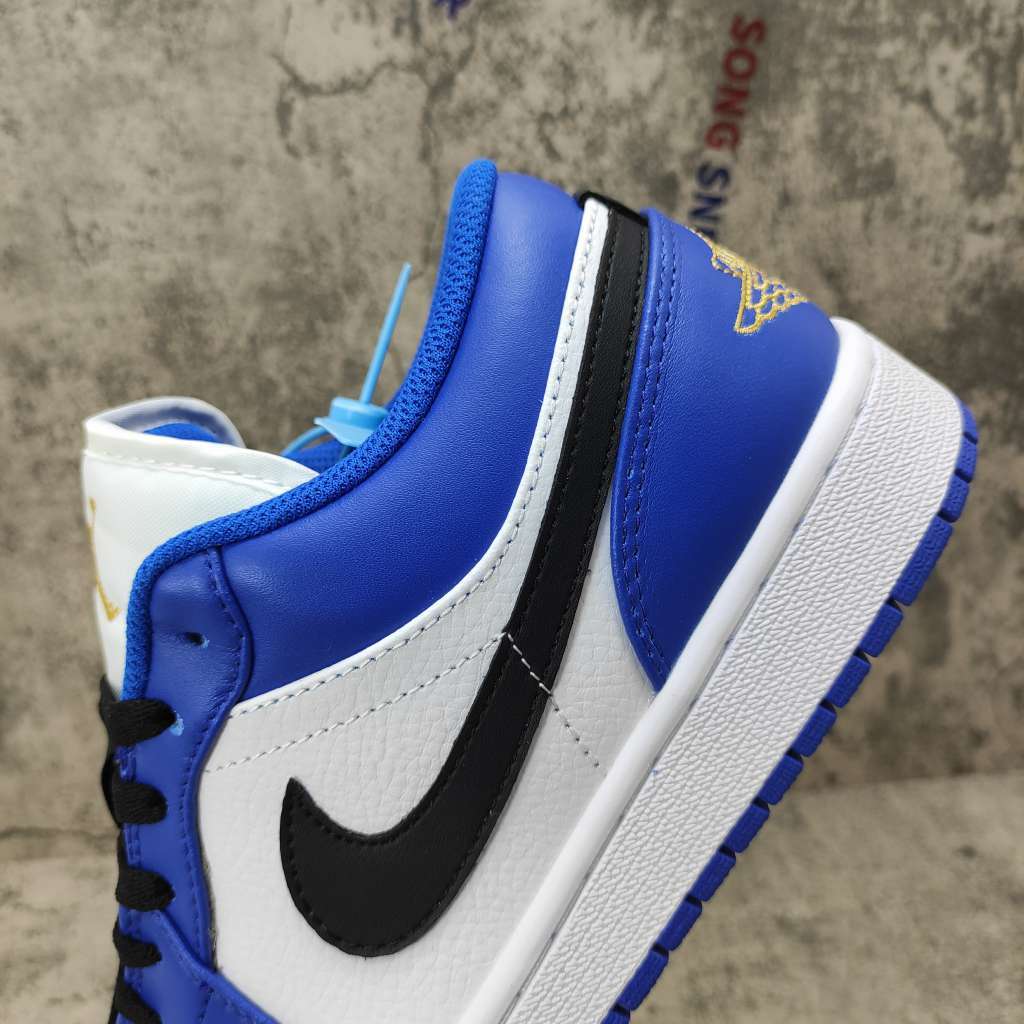 Air Jordan 1 Low Hyper Royal Orange Peel 553558-401