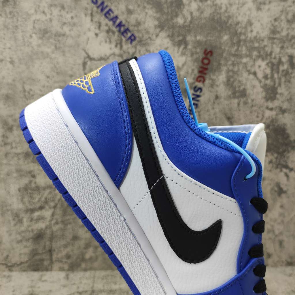 Air Jordan 1 Low Hyper Royal Orange Peel 553558-401