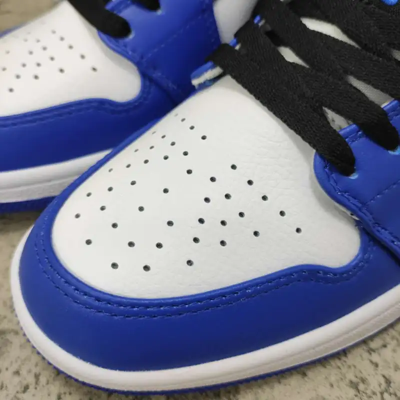 Air Jordan 1 Low Hyper Royal Orange Peel 553558-401