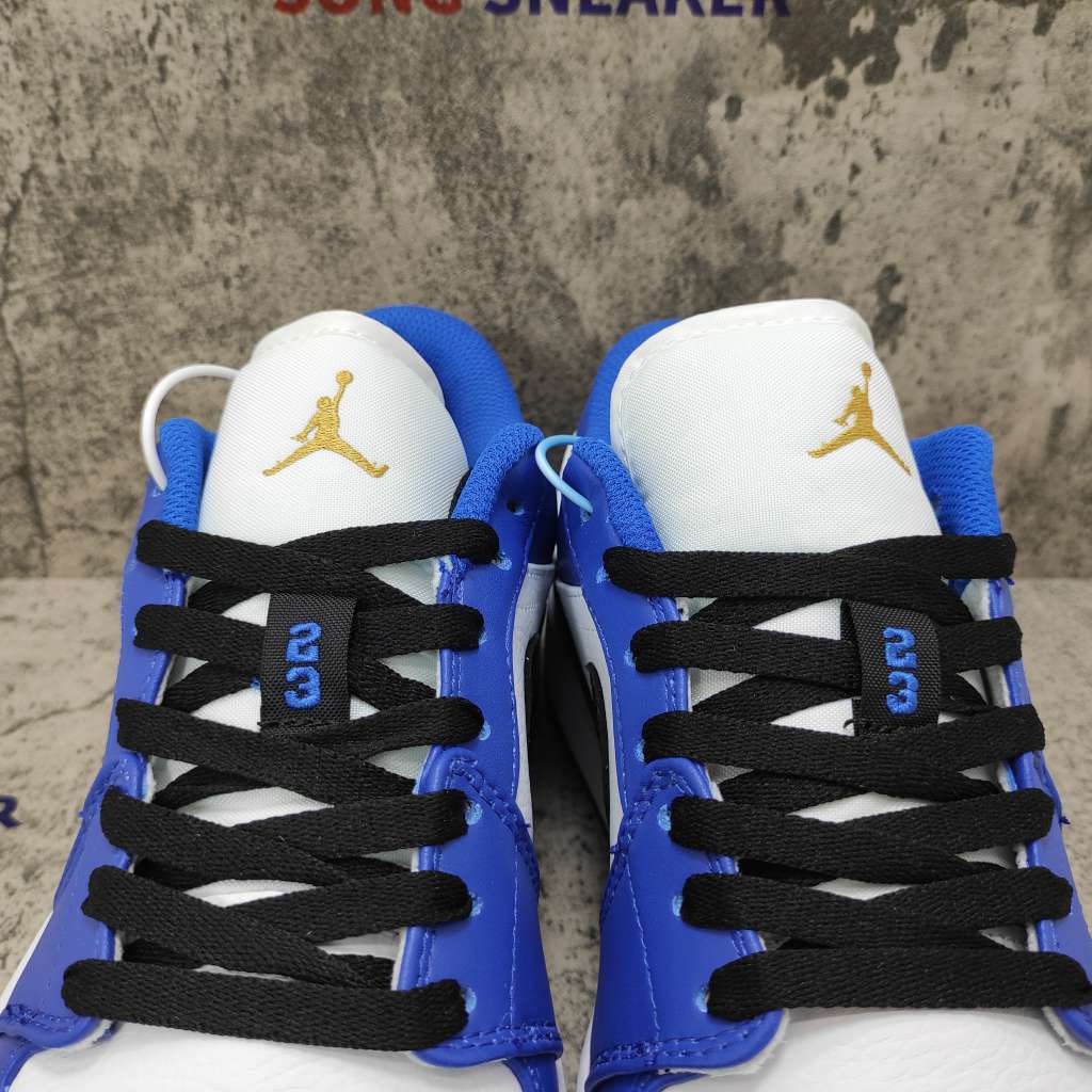 Air Jordan 1 Low Hyper Royal Orange Peel 553558-401