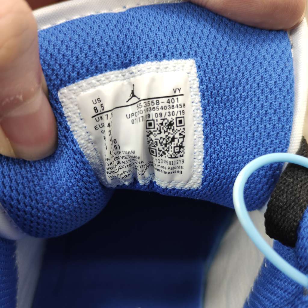 Air Jordan 1 Low Hyper Royal Orange Peel 553558-401