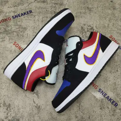 Air Jordan 1 Low Lakers Top 3 CJ9216-051 01