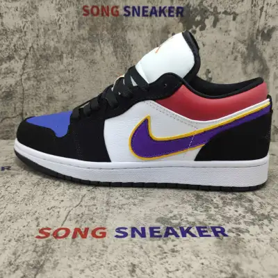 Air Jordan 1 Low Lakers Top 3 CJ9216-051 02