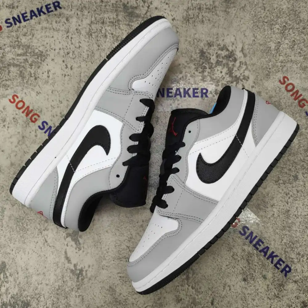 Air Jordan 1 Low Light Smoke Grey 553558-030