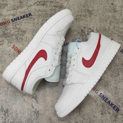 Air Jordan 1 Low Milk White Red AQ9941-161 01