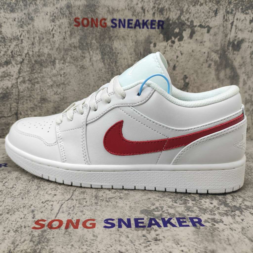 Air Jordan 1 Low Milk White Red AQ9941-161