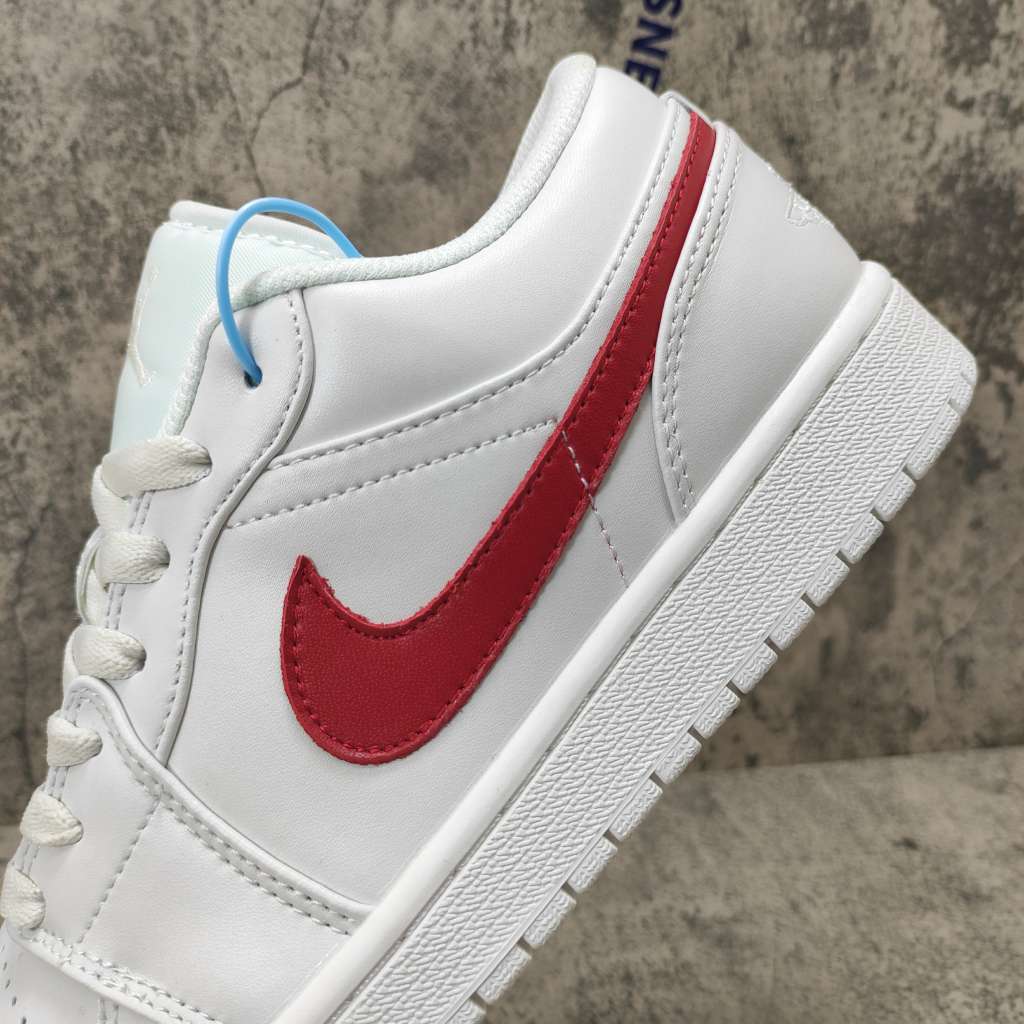 Air Jordan 1 Low Milk White Red AQ9941-161