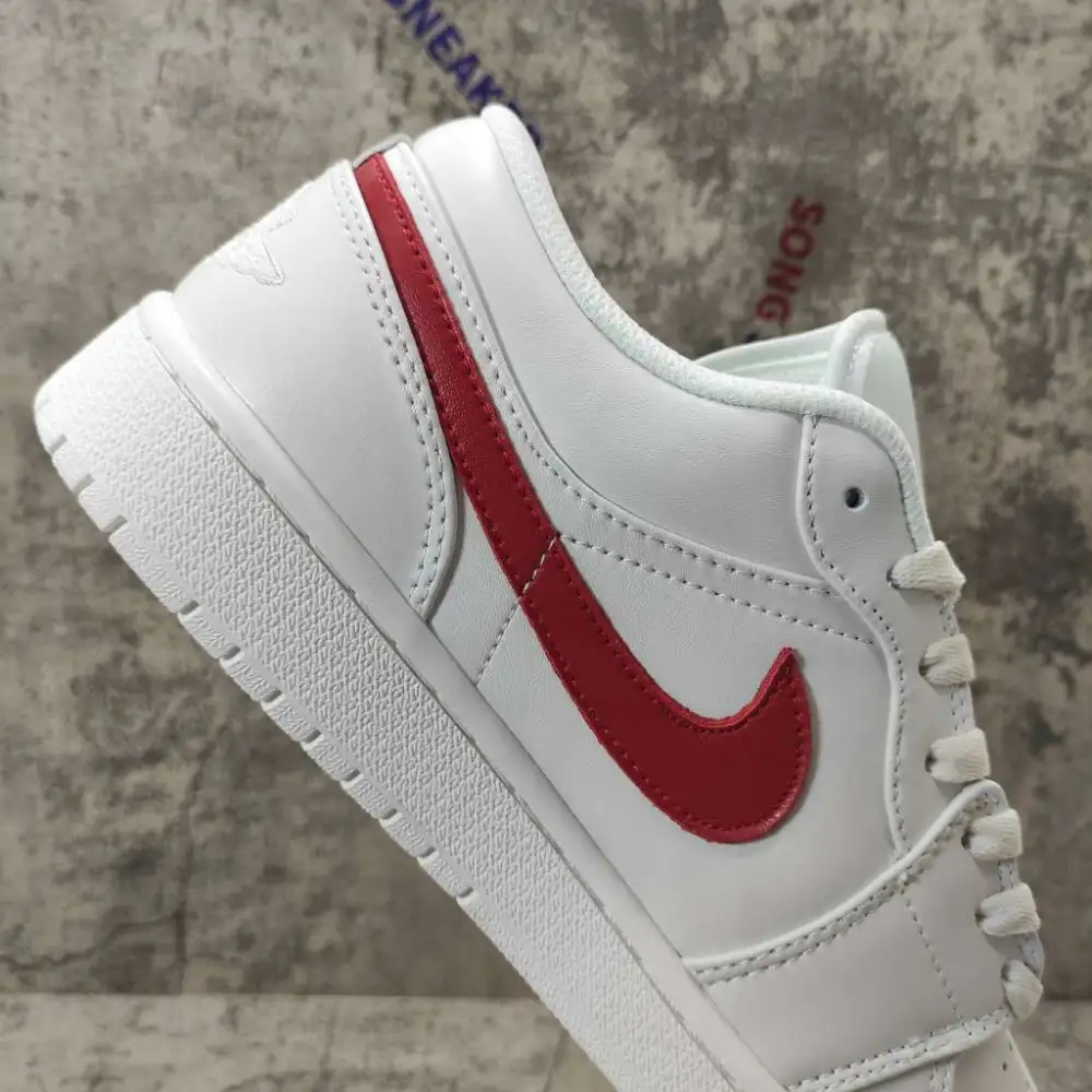 Air Jordan 1 Low Milk White Red AQ9941-161