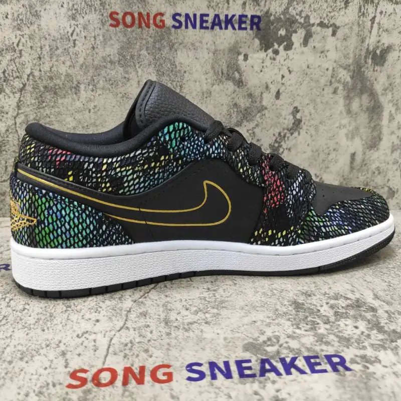 Air Jordan 1 Low Multicolor Snakeskin (W) (2020) CW5580-001