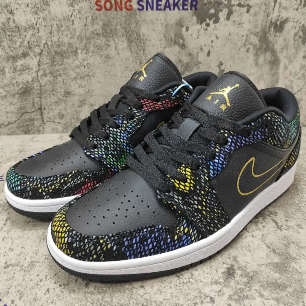 Air Jordan 1 Low Multicolor Snakeskin (W) (2020) CW5580-001