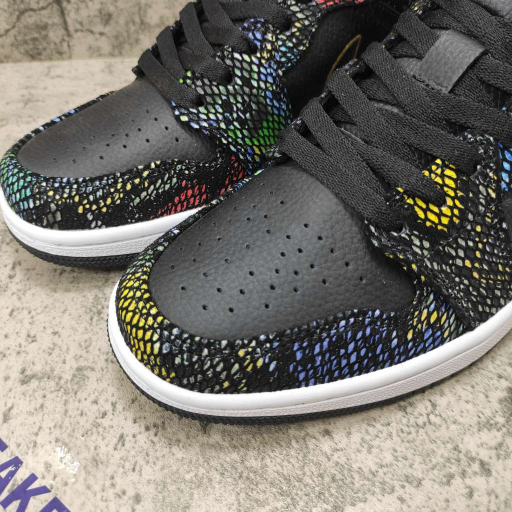 Air Jordan 1 Low Multicolor Snakeskin (W) (2020) CW5580-001
