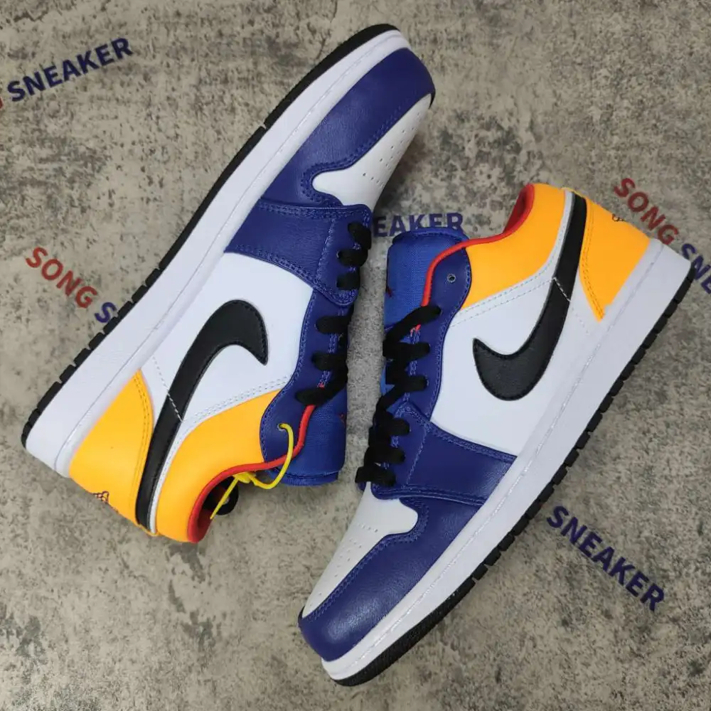 Air Jordan 1 Low Royal Yellow 553558-123