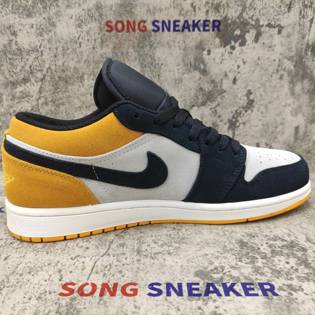 Air Jordan 1 Low Sail University Gold Black 553558-127