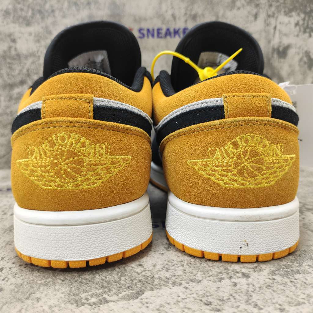 Air Jordan 1 Low Sail University Gold Black 553558-127