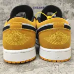 Air Jordan 1 Low Sail University Gold Black 553558-127