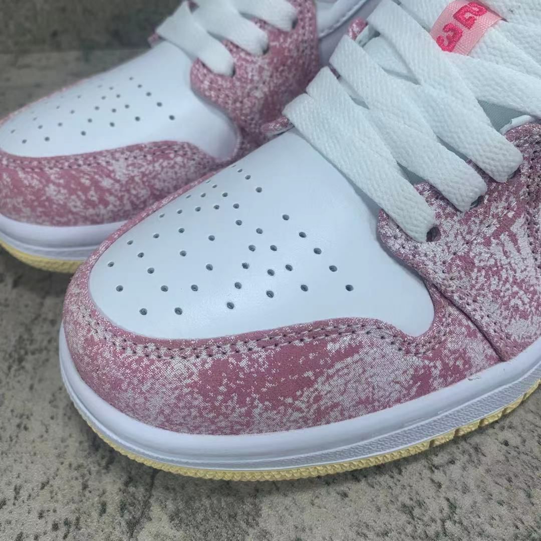 Air Jordan 1 Low SE GS Paint Drip CW7104-601