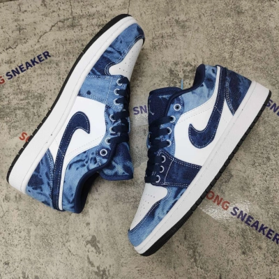 Air Jordan 1 Low Washed Denim CZ8455-100  01