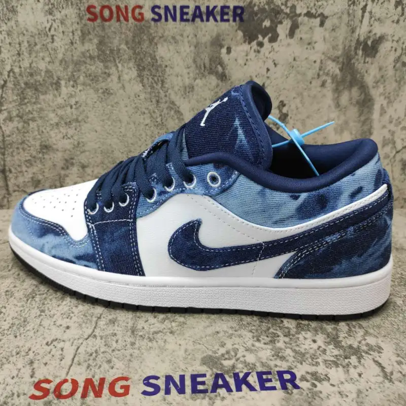 Air Jordan 1 Low Washed Denim CZ8455-100 