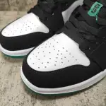 Air Jordan 1 Low White Black Mystic Green 553558-113