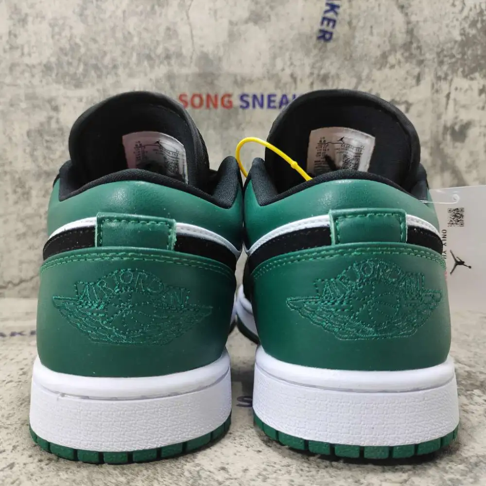 Air Jordan 1 Low White Black Mystic Green 553558-113