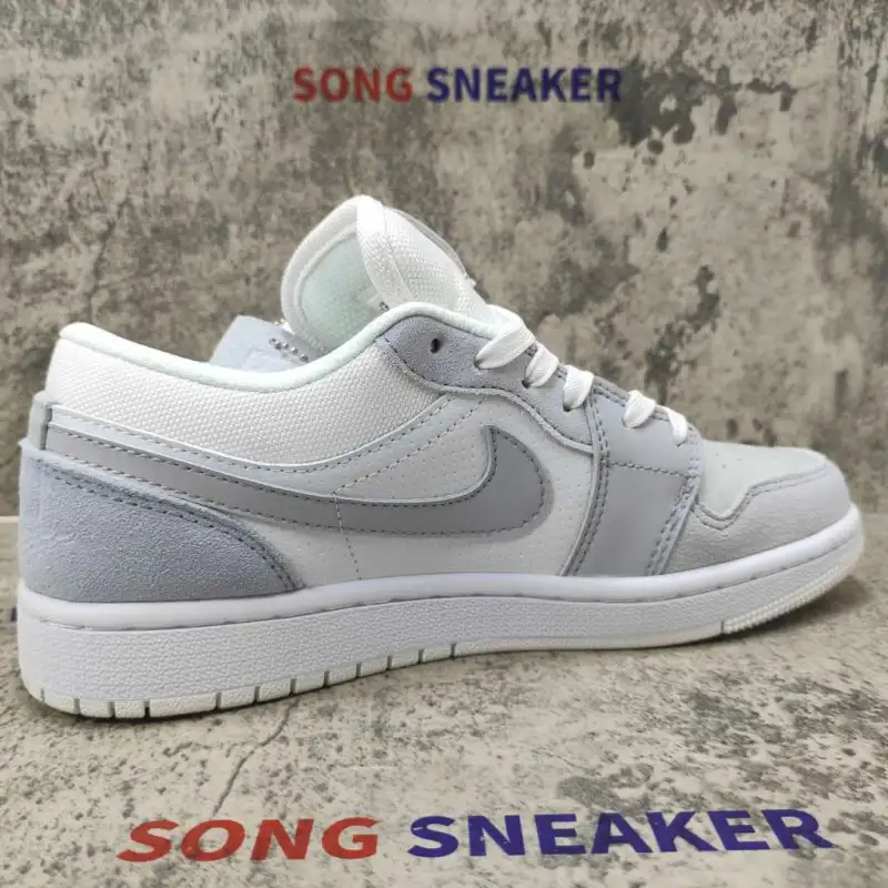 Air Jordan 1 Low White Cool Grey Wolf Grey CV3043-100