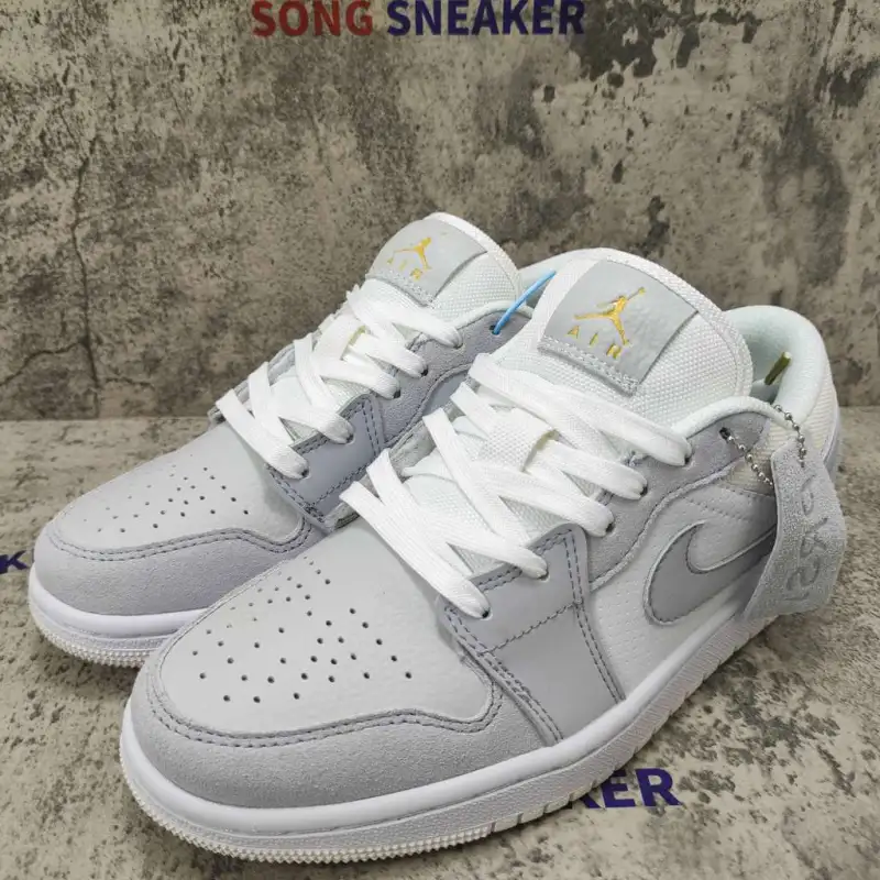 Air Jordan 1 Low White Cool Grey Wolf Grey CV3043-100