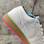 Air Jordan 1 Low White Gum Hyper Pink 553558-119