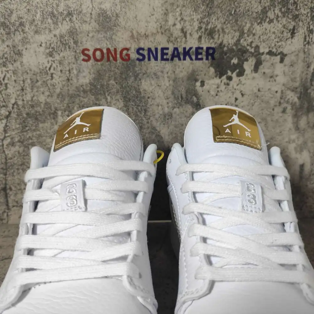 Air Jordan 1 Low White Metallic Gold (W) CZ4776-100