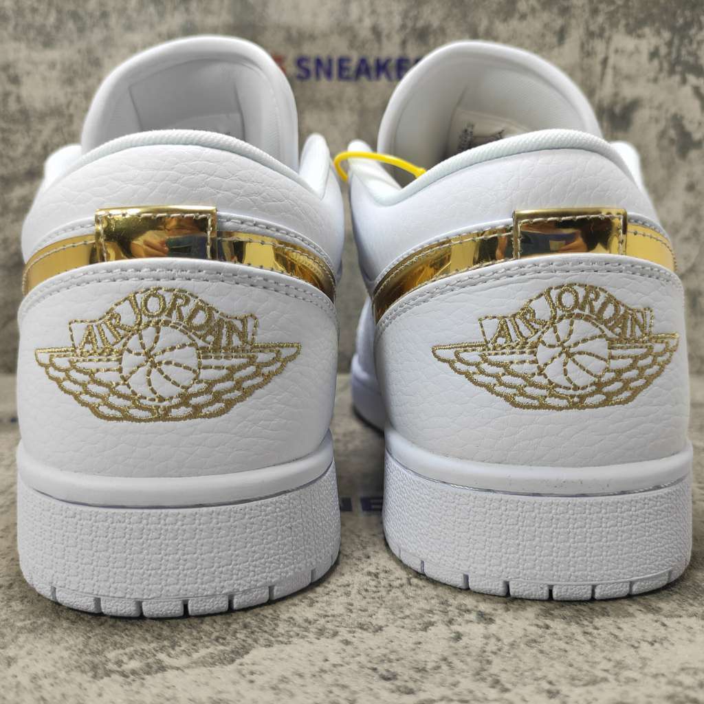 Air Jordan 1 Low White Metallic Gold (W) CZ4776-100