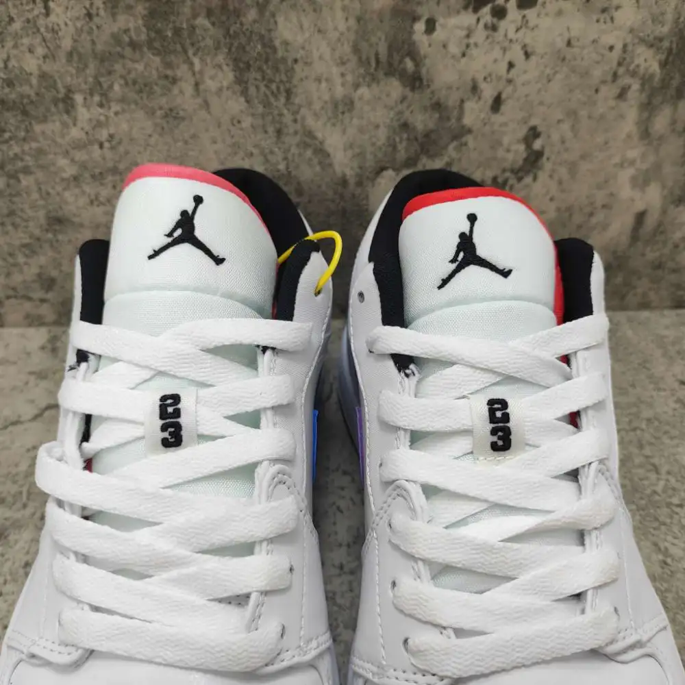 Air Jordan 1 Low White Multi-Color CW7009-100