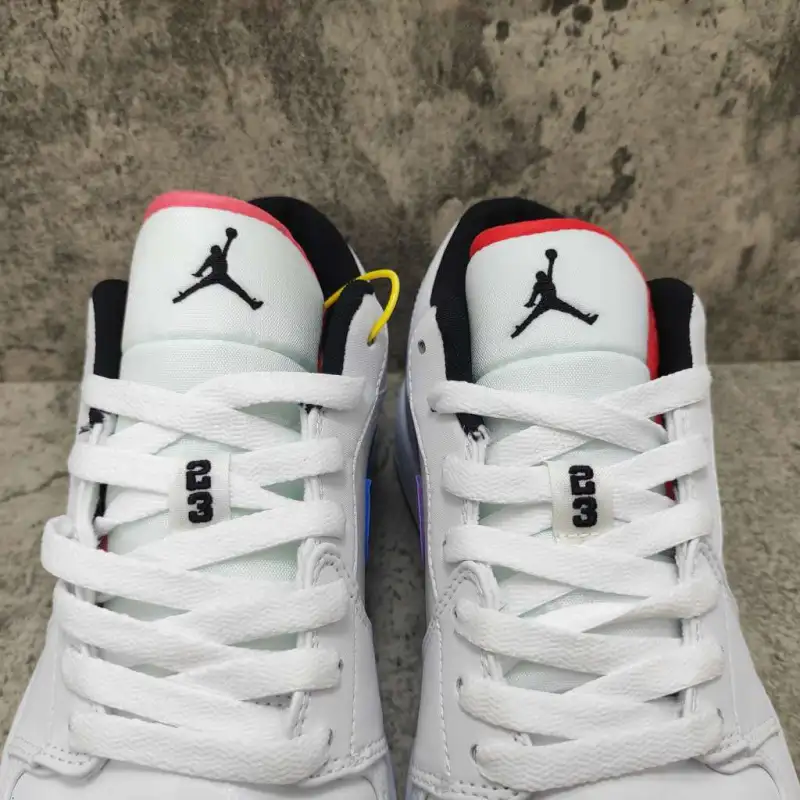 Air Jordan 1 Low White Multi-Color CW7009-100
