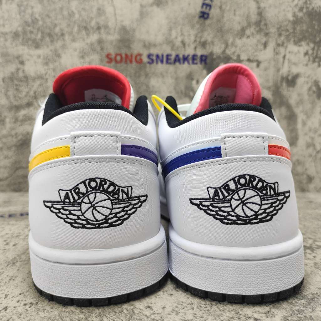 Air Jordan 1 Low White Multi-Color CW7009-100