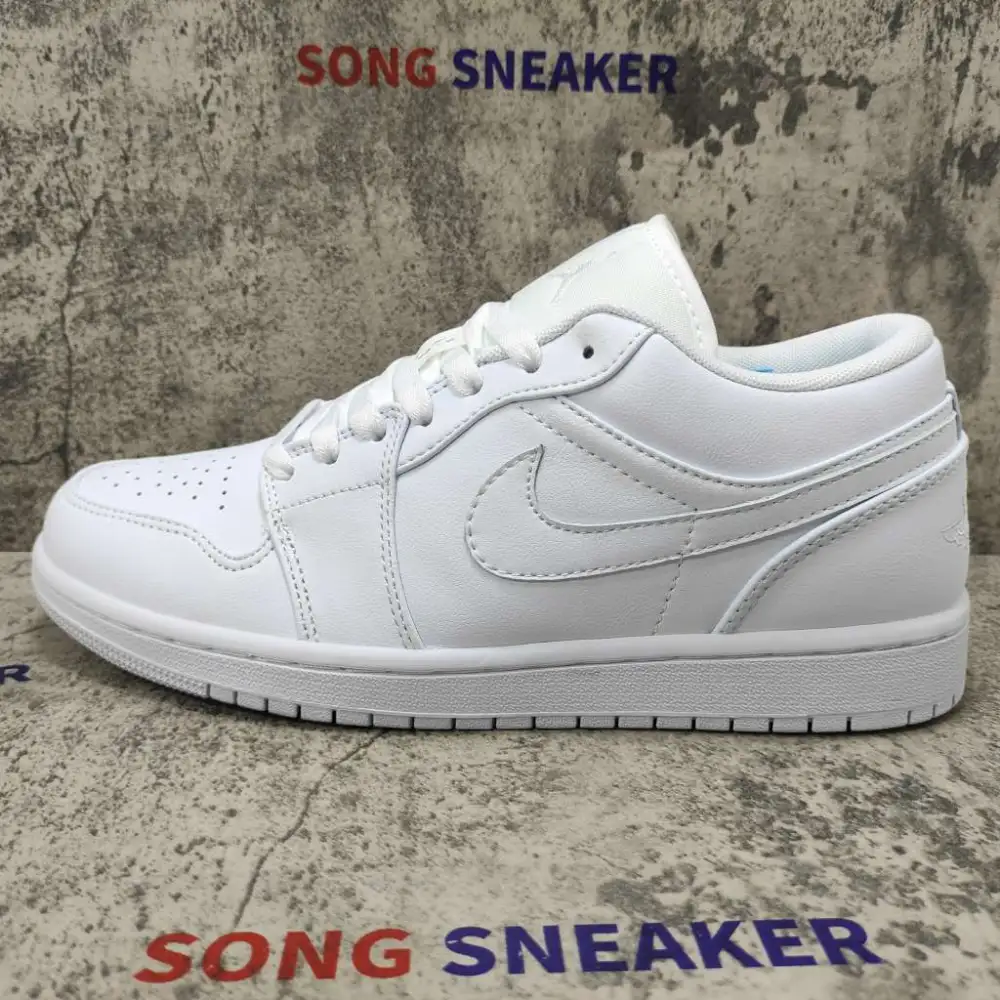 Air Jordan 1 Low White Pure Platnium 553558-170