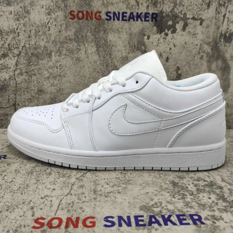 Air Jordan 1 Low White Pure Platnium 553558-170