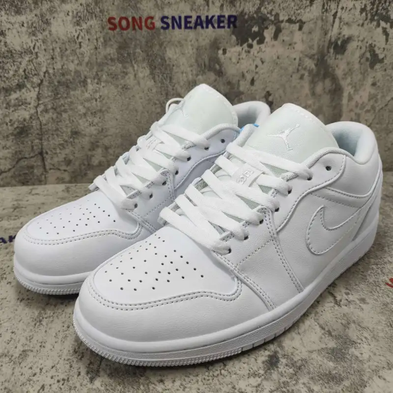 Air Jordan 1 Low White Pure Platnium 553558-170